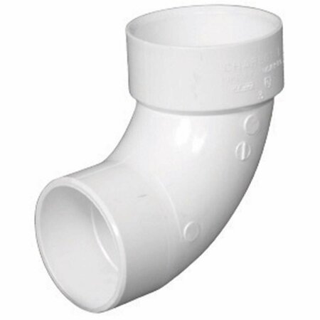 CHARLOTTE PIPE AND FOUNDRY 90 deg PVC Dwv Street Elbow 6 in. 4269825